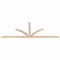 Ekena Millwork Richland Smooth Timber Gable Bracket, Douglas Fir, 108"W x 40"H x 1 1/2"D x 3 1/2"F, 9/12 Pitch GBW108X40X0204RIC00SDF - alternate 5